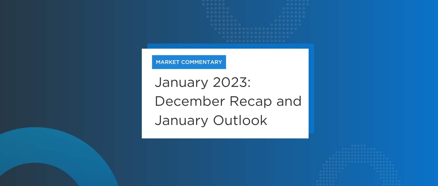 Header of the January Market Commentary
